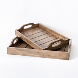 wooden trays set2